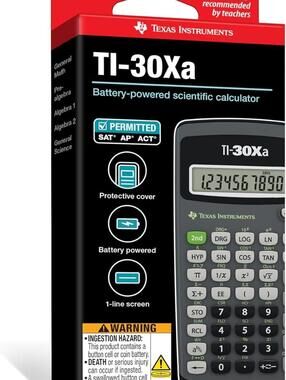 New Texas Instruments TI-30Xa Scientific Calculator